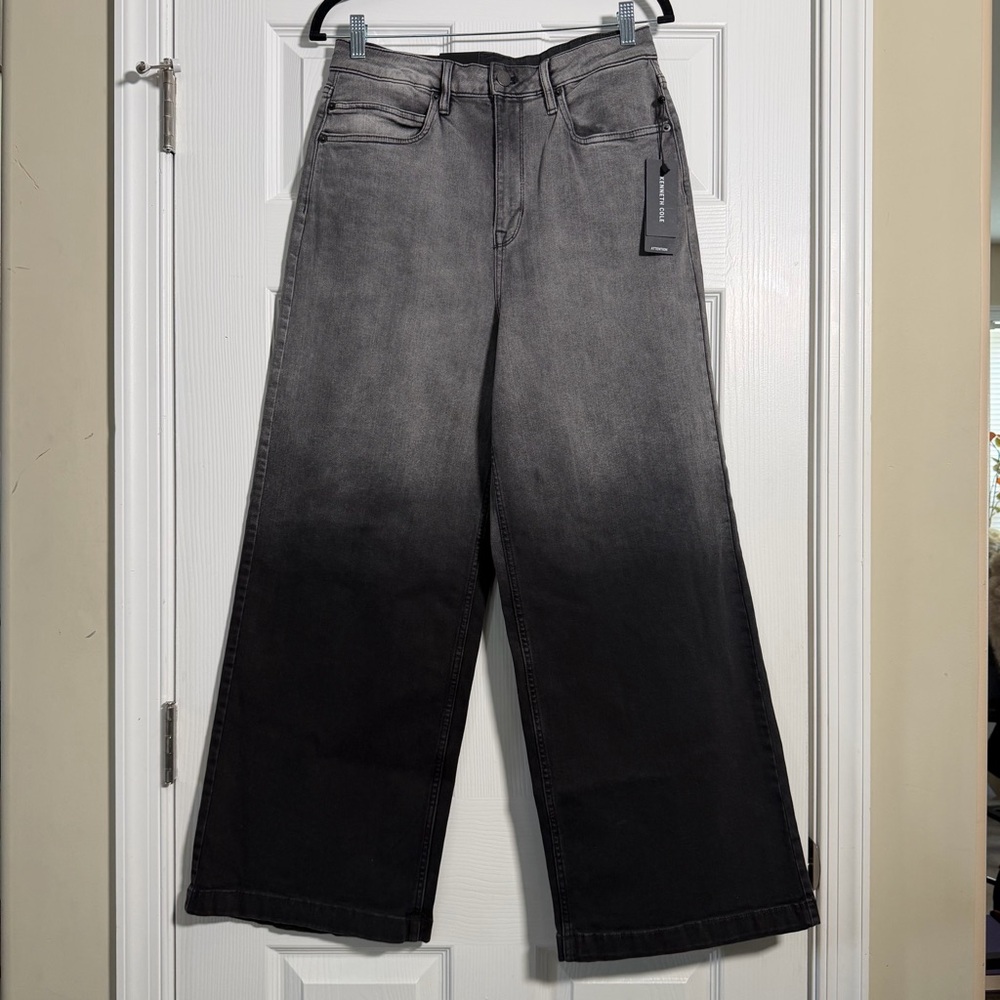 Kenneth Cole Charcoal Ombré Denim Jeans